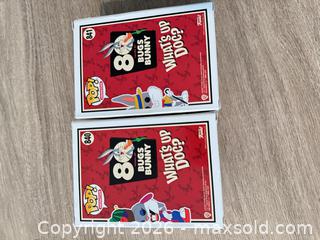 MaxSold Auction: Funko Pop! Looney Tunes Bugs Bunny 80th Anniversary Lot of 2 - Douglasville (Georgia, USA) PARTNER MANAGED Downsizing Online Auction - Highway 92 - Fairburn Road (CONDO)