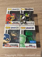 MaxSold Auction: Funko Pop! Lot — Iron Spider, Captain America, Venomized Hulk, Hulk - Douglasville (Georgia, USA) PARTNER MANAGED Downsizing Online Auction - Highway 92 - Fairburn Road (CONDO)