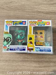MaxSold Auction: Funko Pop! Lot of 2 Squidward #918 & Spongebob Weightlifter #917 - Douglasville (Georgia, USA) PARTNER MANAGED Downsizing Online Auction - Highway 92 - Fairburn Road (CONDO)