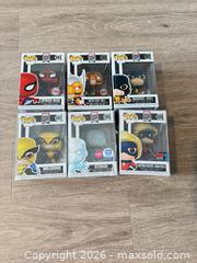 MaxSold Auction: Funko Pop! Marvel 80 Years 6-Pop Lot — Spider-Man & Others - Douglasville (Georgia, USA) PARTNER MANAGED Downsizing Online Auction - Highway 92 - Fairburn Road (CONDO)