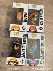 MaxSold Auction: Funko Pop! One Piece Nami, Ace, Luffy & Chopper Set (4) - Douglasville (Georgia, USA) PARTNER MANAGED Downsizing Online Auction - Highway 92 - Fairburn Road (CONDO)