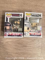 MaxSold Auction: Funko Pop! (Pop! Football) Tom Brady — Lot of 2 - Douglasville (Georgia, USA) PARTNER MANAGED Downsizing Online Auction - Highway 92 - Fairburn Road (CONDO)