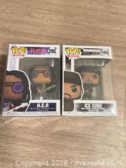 MaxSold Auction: Funko Pop! Rocks Lot of 2 — Ice Cube & H.E.R. - Douglasville (Georgia, USA) PARTNER MANAGED Downsizing Online Auction - Highway 92 - Fairburn Road (CONDO)