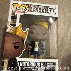 MaxSold Auction: Funko Pop! Rocks The Notorious B.I.G. Lot of 4 (Original Boxes) - Douglasville (Georgia, USA) PARTNER MANAGED Downsizing Online Auction - Highway 92 - Fairburn Road (CONDO)