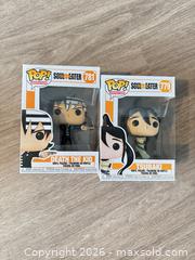 MaxSold Auction: Funko Pop! Soul Eater Death the Kid #781 & Tsubaki #779 (2 Figures) - Douglasville (Georgia, USA) PARTNER MANAGED Downsizing Online Auction - Highway 92 - Fairburn Road (CONDO)