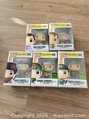 MaxSold Auction: Funko Pop! The Office Vinyl Figures, Lot of 5 - Douglasville (Georgia, USA) PARTNER MANAGED Downsizing Online Auction - Highway 92 - Fairburn Road (CONDO)