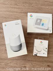 MaxSold Auction: Google Home, Nest Hub (2nd gen, 7"), Chromecast with Google TV (4K) - Lot - Douglasville (Georgia, USA) PARTNER MANAGED Downsizing Online Auction - Highway 92 - Fairburn Road (CONDO)