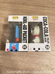 MaxSold Auction: Lot of 2 Funko Pop! Figures - Kool-Aid Packet & Coca-Cola Polar Bear - Douglasville (Georgia, USA) PARTNER MANAGED Downsizing Online Auction - Highway 92 - Fairburn Road (CONDO)
