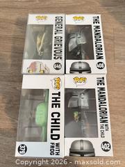 MaxSold Auction: Lot of 4 Funko Pop! Star Wars (Mandalorian & General Grievous) - Douglasville (Georgia, USA) PARTNER MANAGED Downsizing Online Auction - Highway 92 - Fairburn Road (CONDO)