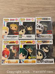 MaxSold Auction: Lot of 6 Funko Pop! (Animation) Figures – Anime Series - Douglasville (Georgia, USA) PARTNER MANAGED Downsizing Online Auction - Highway 92 - Fairburn Road (CONDO)