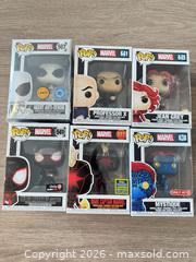 MaxSold Auction: Lot of 6 Funko Pop! Marvel Vinyl Figures - Douglasville (Georgia, USA) PARTNER MANAGED Downsizing Online Auction - Highway 92 - Fairburn Road (CONDO)