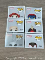MaxSold Auction: Lot of 6 Funko Pop! Marvel Vinyl Figures - Douglasville (Georgia, USA) PARTNER MANAGED Downsizing Online Auction - Highway 92 - Fairburn Road (CONDO)