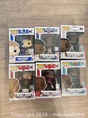MaxSold Auction: Lot of 6 Funko Pop! NBA Vinyl Figures - Douglasville (Georgia, USA) PARTNER MANAGED Downsizing Online Auction - Highway 92 - Fairburn Road (CONDO)