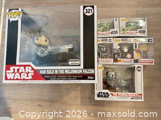 MaxSold Auction: Lot of 7 Star Wars Funko Pop! Vinyl Figures - Douglasville (Georgia, USA) PARTNER MANAGED Downsizing Online Auction - Highway 92 - Fairburn Road (CONDO)