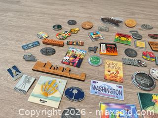 MaxSold Auction: Lot of Approximately 59 Souvenir Fridge Magnets (Various Materials) - Douglasville (Georgia, USA) PARTNER MANAGED Downsizing Online Auction - Highway 92 - Fairburn Road (CONDO)