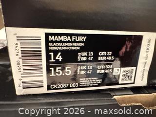 MaxSold Auction: Nike Mamba Fury Men's Size 14 CK2087-003 Black/Lemon/Purple - Douglasville (Georgia, USA) PARTNER MANAGED Downsizing Online Auction - Highway 92 - Fairburn Road (CONDO)