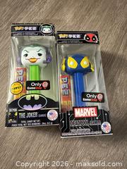 MaxSold Auction: Pop! PEZ Dispensers Lot — Deadpool (Gamer) & Joker (Gamer) - Douglasville (Georgia, USA) PARTNER MANAGED Downsizing Online Auction - Highway 92 - Fairburn Road (CONDO)