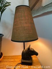 MaxSold Auction: Canada Forge horse head cast iron lamp - Toronto (Ontario, Canada) PARTNER MANAGED Downsizing Online Auction Part 1 - Mclevin Avenue