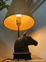 MaxSold Auction: Canada Forge horse head cast iron lamp - Toronto (Ontario, Canada) PARTNER MANAGED Downsizing Online Auction Part 1 - Mclevin Avenue