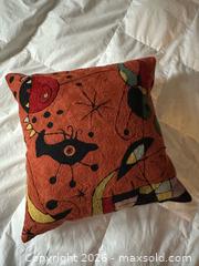 MaxSold Auction: Joan Miró art Kashmir cushion B - Toronto (Ontario, Canada) PARTNER MANAGED Downsizing Online Auction Part 1 - Mclevin Avenue