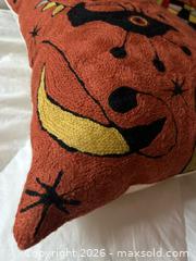 MaxSold Auction: Joan Miró art Kashmir cushion B - Toronto (Ontario, Canada) PARTNER MANAGED Downsizing Online Auction Part 1 - Mclevin Avenue