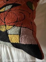 MaxSold Auction: Joan Miró art Kashmir cushion B - Toronto (Ontario, Canada) PARTNER MANAGED Downsizing Online Auction Part 1 - Mclevin Avenue