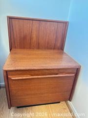 MaxSold Auction: Mcm teak nightstand - Toronto (Ontario, Canada) PARTNER MANAGED Downsizing Online Auction Part 1 - Mclevin Avenue