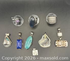 MaxSold Auction: 925 Pendants & Rings - Richmond (California, USA) PARTNER MANAGED Reseller Online Auction - Fresno Avenue