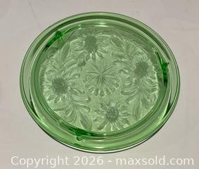 MaxSold Auction: Espresso Cups & Saucers & Green Depression Glass Tray - Richmond (California, USA) PARTNER MANAGED Reseller Online Auction - Fresno Avenue