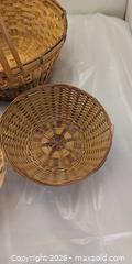 MaxSold Auction: Lot of 5 wicker baskets - Victoria (British Columbia, Canada) PARTNER MANAGED Reseller Online Auction - Island Highway