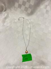 MaxSold Auction: Citrine Silver Necklace and Pendant marked 925 - Kawartha Lakes (Ontario, Canada) SELLER MANAGED Reseller Online Auction - Lindsay Street South