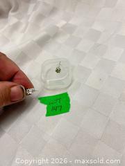 MaxSold Auction: Peridot Silver Studs marked 925 - Kawartha Lakes (Ontario, Canada) SELLER MANAGED Reseller Online Auction - Lindsay Street South