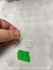 MaxSold Auction: Silver Hoop Earrings marked 925 - Kawartha Lakes (Ontario, Canada) SELLER MANAGED Reseller Online Auction - Lindsay Street South
