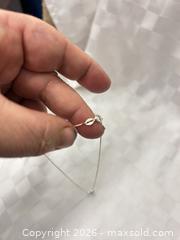 MaxSold Auction: Silver Necklace with Blue Stone Pendant marked 925 - Kawartha Lakes (Ontario, Canada) SELLER MANAGED Reseller Online Auction - Lindsay Street South