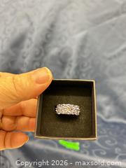 MaxSold Auction: Silver Ring Marked 925 with Tanzanite Stones - Kawartha Lakes (Ontario, Canada) SELLER MANAGED Reseller Online Auction - Lindsay Street South