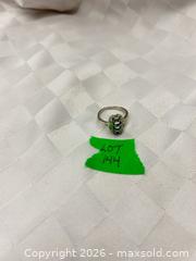 MaxSold Auction: Silver Ring with Blue Stones marked 925 - Kawartha Lakes (Ontario, Canada) SELLER MANAGED Reseller Online Auction - Lindsay Street South