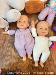 MaxSold Auction: Lot of 12 Mixed Plush Toys & Baby Dolls — LeapFrog, GUND, Fisher-Price - Toronto (Ontario, Canada) PARTNER MANAGED Downsizing Online Auction - Creekwood Drive