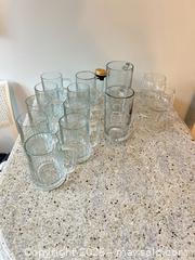 MaxSold Auction: Lot of 13 Clear Glass Mugs, Tankards & Stemmed Goblets - Toronto (Ontario, Canada) PARTNER MANAGED Downsizing Online Auction - Creekwood Drive