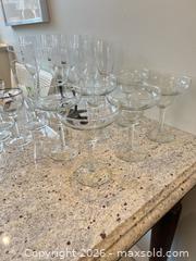 MaxSold Auction: Mixed Glassware Set — 22 Assorted Glasses - Toronto (Ontario, Canada) PARTNER MANAGED Downsizing Online Auction - Creekwood Drive