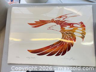 MaxSold Auction: Mixed Lot: Limited-Edition Art Prints, Framed Print & Wooden Box - Toronto (Ontario, Canada) PARTNER MANAGED Downsizing Online Auction - Creekwood Drive