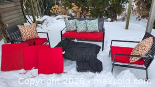 MaxSold Auction: Outdoor Patio Seating Set - Loveseat, 2 Chairs & Coffee Table - Toronto (Ontario, Canada) PARTNER MANAGED Downsizing Online Auction - Creekwood Drive