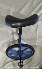 MaxSold Auction: Blue Unicycle  - Gloucester (Massachusetts, USA) SELLER MANAGED Downsizing Online Auction -  Fremont Street
