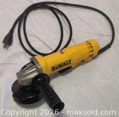 MaxSold Auction: DeWalt 4.5" Angle Grinder - Gloucester (Massachusetts, USA) SELLER MANAGED Downsizing Online Auction -  Fremont Street
