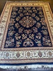 MaxSold Auction: HUGE Vintage Handmade Indian Wool Sarouk Area Rug - San Francisco (California, USA) SELLER MANAGED Estate Sale Online Auction - Kenwood Way