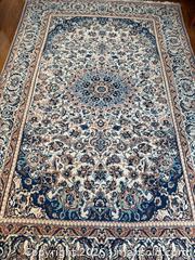 MaxSold Auction: HUGE Vintage Persian Kashan Handmade Medallion Area Rug - San Francisco (California, USA) SELLER MANAGED Estate Sale Online Auction - Kenwood Way