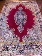 MaxSold Auction: MASSIVE Vintage Hand-Woven Oriental Wool Pile Iranian Area Rug  - San Francisco (California, USA) SELLER MANAGED Estate Sale Online Auction - Kenwood Way