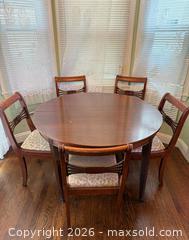 MaxSold Auction: Vintage Antique Wooden Duncan Phyfe Style Dining Set - San Francisco (California, USA) SELLER MANAGED Estate Sale Online Auction - Kenwood Way