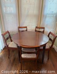 MaxSold Auction: Vintage Antique Wooden Duncan Phyfe Style Dining Set - San Francisco (California, USA) SELLER MANAGED Estate Sale Online Auction - Kenwood Way