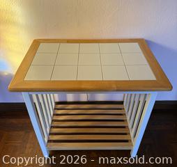 MaxSold Auction: Vintage Tile Top Kitchen Breakfast Table - San Francisco (California, USA) SELLER MANAGED Estate Sale Online Auction - Kenwood Way