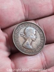 MaxSold Auction: 1960 Half Ship Penny England - Battersea (Ontario, Canada) SELLER MANAGED Downsizing Online Auction - Battersea Road